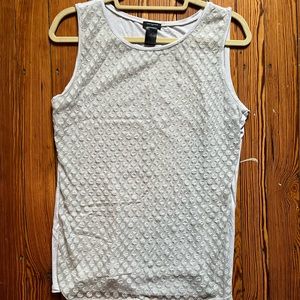 Cute silver Ann Taylor tank top